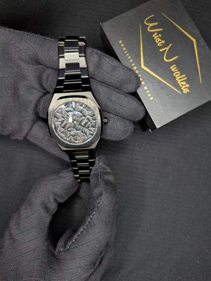 BLACK ARABIC AURA WATCH