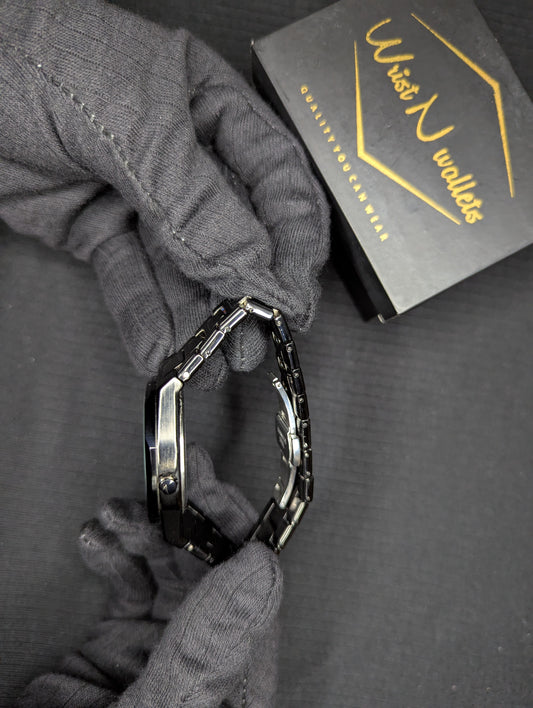 BLACK ARABIC AURA WATCH